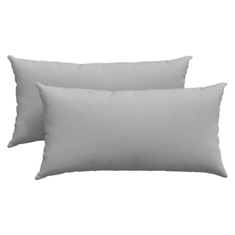 vidaXL Sofa Kussens 2 pcs Wolkengrijs 80 x 40 cm Stof afbeelding2 - 1