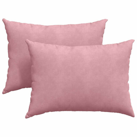 vidaXL Sofa Kussens 2 pcs Roze 70 x 50 cm Katoen Stof afbeelding2 - 1