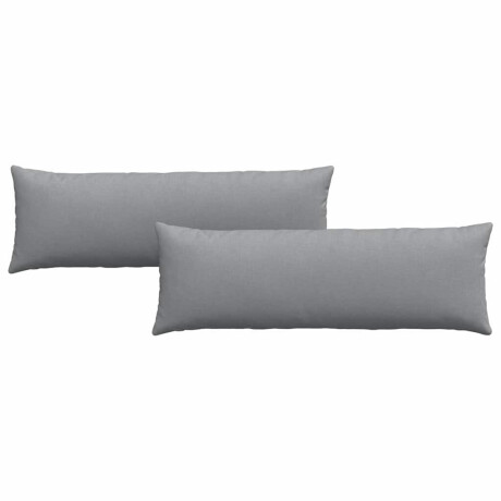 vidaXL Sofa Kussens 2 pcs Lichtgrijs 120 x 40 cm Stof afbeelding2 - 1