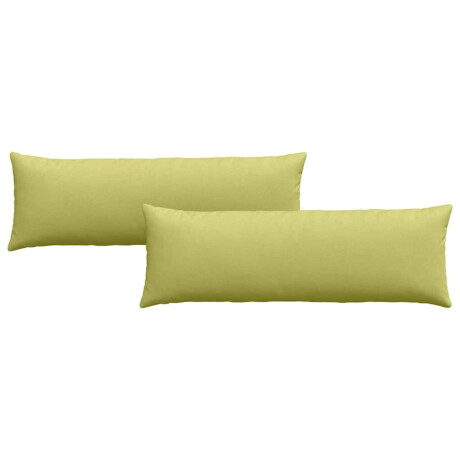 vidaXL Sofa Kussens 2 pcs Lichtgroen 120 x 40 cm Stof afbeelding2 - 1
