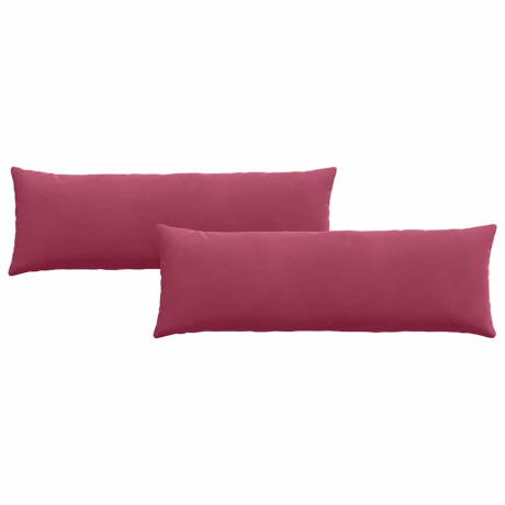 vidaXL Sofa Kussens 2 stuks Wijnrood 120 x 40 cm Cordstof afbeelding2 - 1