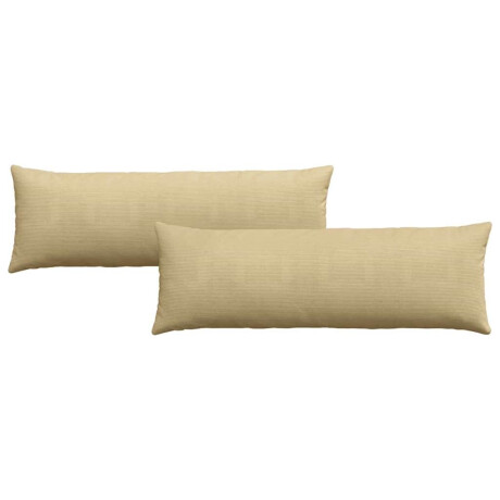 vidaXL Sofa Kussens 2 stuks Grijs groen 120 x 40 cm Cordstof afbeelding2 - 1