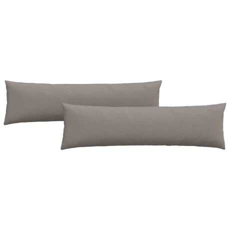 vidaXL Sofa Kussens 2 pcs Taupe 145 x 40 cm Stof afbeelding2 - 1
