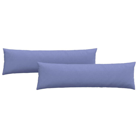 vidaXL Sofa Kussens 2 pcs Jeans Blauw 145 x 40 cm Stof afbeelding2 - 1