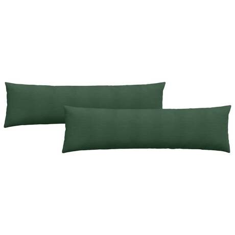 vidaXL Sofa Kussens 2 stuks Donkergroen 145 x 40 cm Cordstof afbeelding2 - 1