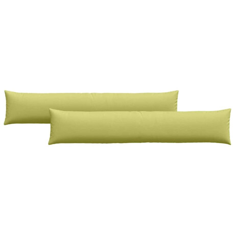 vidaXL Sofa Kussens 2 pcs Lichtgroen 200 x 40 cm Stof afbeelding2 - 1