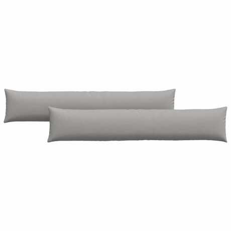 vidaXL Sofa Kussens 2 pcs Wolkengrijs 200 x 40 cm Stof afbeelding2 - 1