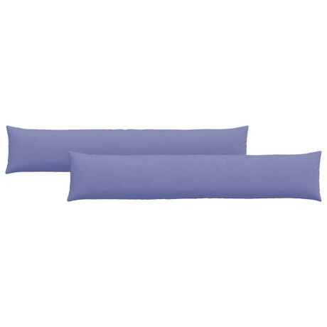 vidaXL Sofa Kussens 2 pcs Jeans Blauw 200 x 40 cm Stof afbeelding2 - 1