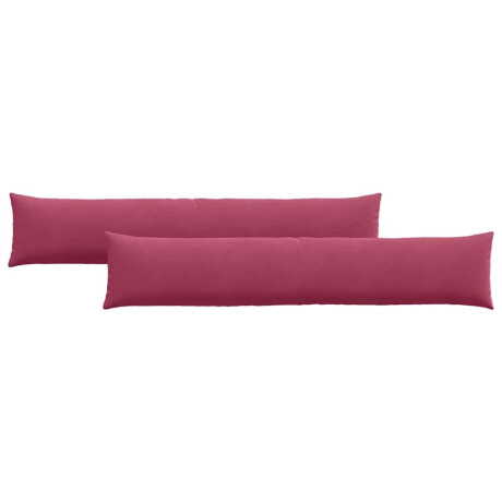 vidaXL Sofa Kussens 2 stuks Wijnrood 200 x 40 cm Cordstof afbeelding2 - 1