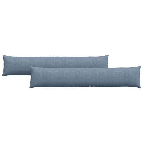 vidaXL Sofa Kussens 2 stuks Blauw 200 x 40 cm Cordstof afbeelding2 - 1
