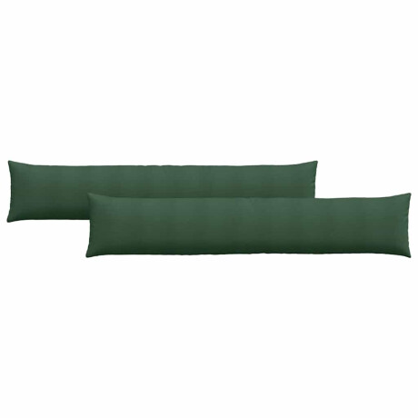 vidaXL Sofa Kussens 2 stuks Donkergroen 200 x 40 cm Cordstof afbeelding2 - 1