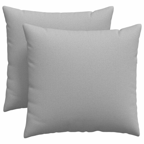 vidaXL Sofa Kussens 2 pcs Wolkengrijs 45 x 45 cm Stof afbeelding2 - 1