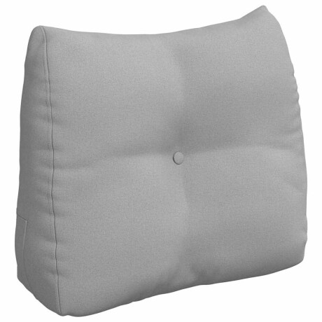 vidaXL Rugkussen Wolkengrijs 60 x 24 x 50 cm Stof afbeelding2 - 1