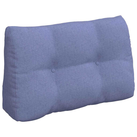 vidaXL Rugkussen Jeans Blauw 80 x 24 x 50 cm Stof afbeelding2 - 1