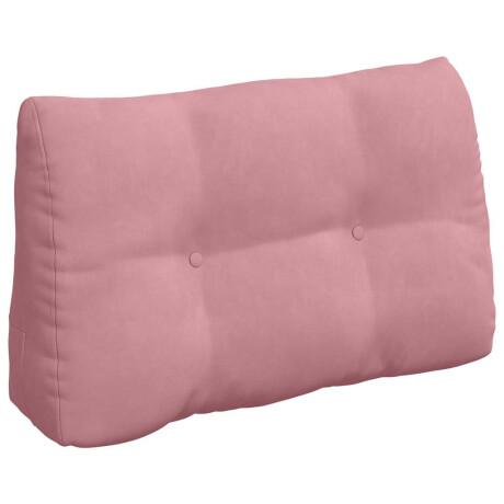 vidaXL Rugkussen Roze 80 x 24 x 50 cm Fluweel afbeelding2 - 1