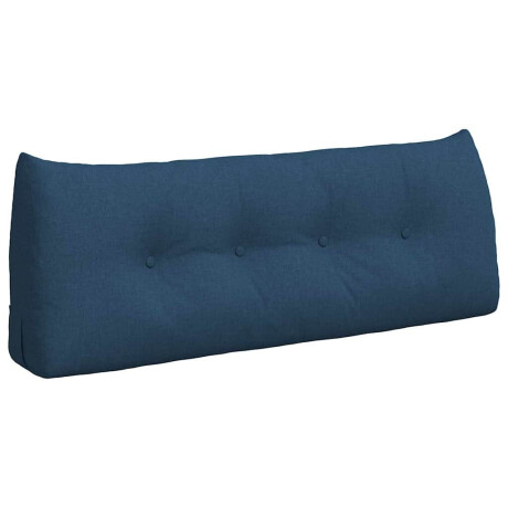vidaXL Rugkussen Blauw 120 x 24 x 50 cm Stof afbeelding2 - 1