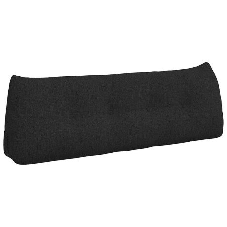 vidaXL Rugkussen Zwart 140 x 24 x 50 cm Stof afbeelding2 - 1