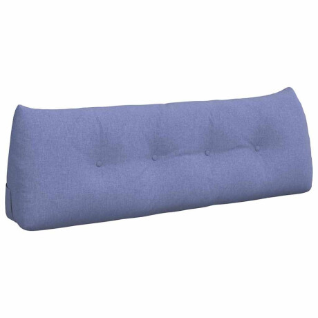 vidaXL Rugkussen Jeans Blauw 140 x 24 x 50 cm Stof afbeelding2 - 1