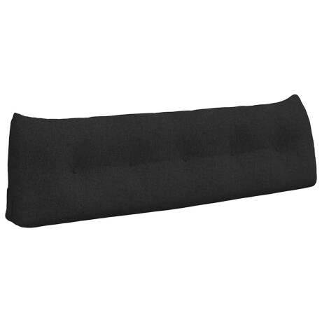 vidaXL Rugkussen Zwart 160 x 24 x 50 cm Stof afbeelding2 - 1