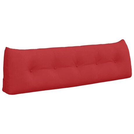 vidaXL Rugkussen Rood 160 x 24 x 50 cm Stof afbeelding2 - 1