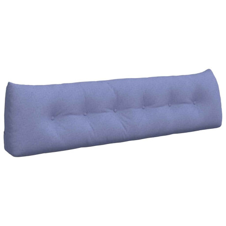 vidaXL Rugkussen Jeans Blauw 180 x 24 x 50 cm Stof afbeelding2 - 1