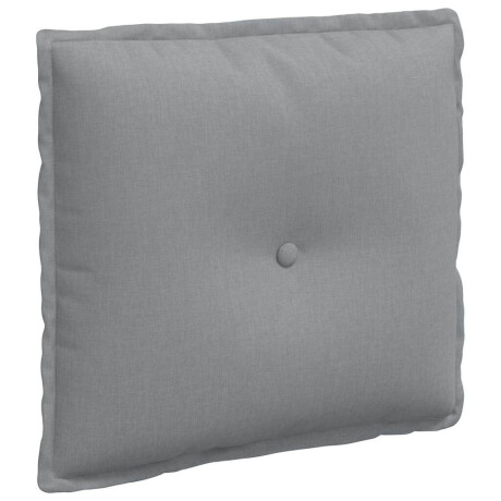 vidaXL Rugkussen Lichtgrijs 50 x 19 x 45 cm Stof afbeelding2 - 1