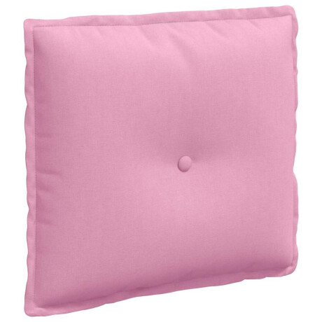 vidaXL Rugkussen Roze 50 x 19 x 45 cm Stof afbeelding2 - 1