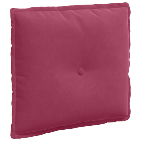 vidaXL Rugkussen Wijnrood 50 x 45 cm Cordstof afbeelding2 - 1