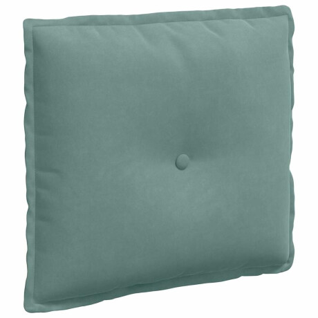 vidaXL Rugkussen Zeegroen 50 x 45 cm Cordstof afbeelding2 - 1