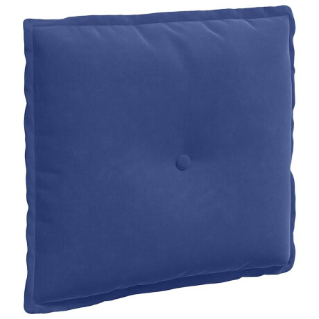 vidaXL Rugkussen Politieblauw 50 x 45 cm Cordstof afbeelding2 - 1