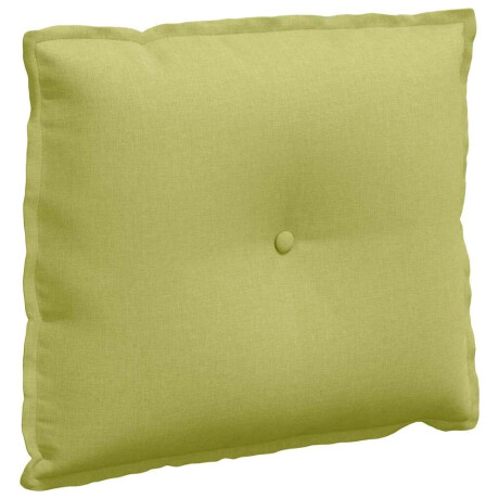 vidaXL Rugkussen Lichtgroen 60 x 19 x 50 cm Stof afbeelding2 - 1