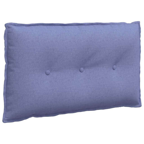 vidaXL Rugkussen Jeans Blauw 80 x 19 x 50 cm Stof afbeelding2 - 1