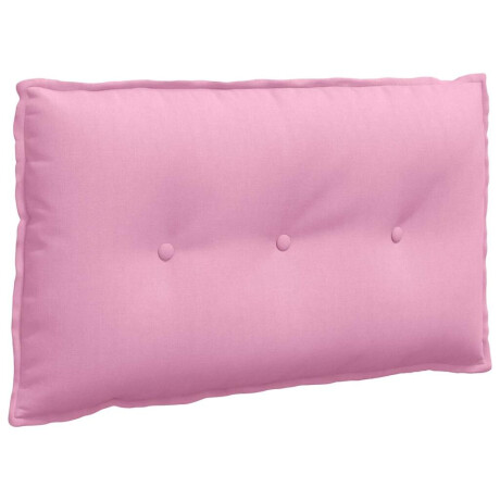 vidaXL Rugkussen Roze 80 x 19 x 50 cm Stof afbeelding2 - 1
