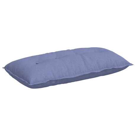 vidaXL Rugkussen Jeans Blauw 100 x 19 x 50 cm Stof afbeelding2 - 1