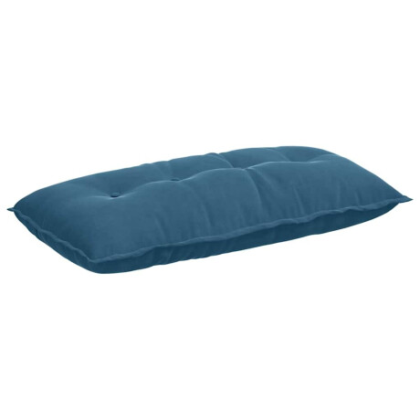 vidaXL Rugkussen Blauw 100 x 50 cm Cordstof afbeelding2 - 1