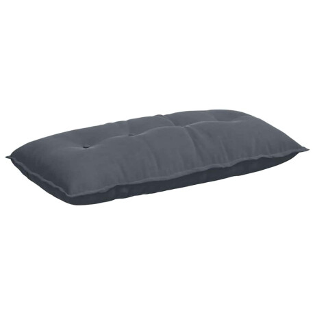 vidaXL Rugkussen Donkergrijs 100 x 50 cm Cordstof afbeelding2 - 1