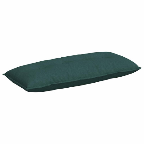 vidaXL Rugkussen Donkergroen 120 x 19 x 50 cm Stof afbeelding2 - 1