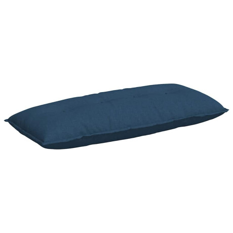 vidaXL Rugkussen Blauw 120 x 19 x 50 cm Stof afbeelding2 - 1