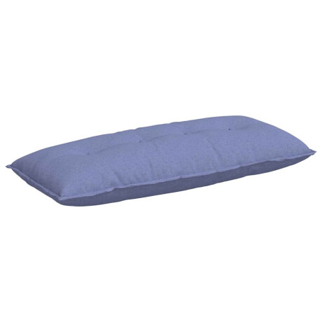 vidaXL Rugkussen Jeans Blauw 120 x 19 x 50 cm Stof afbeelding2 - 1