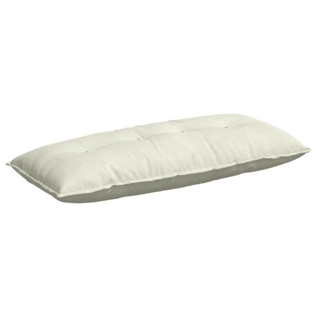 vidaXL Rugkussen Crème 120 x 50 cm Cordstof afbeelding2 - 1