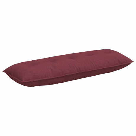 vidaXL Rugkussen Wijnrood 140 x 19 x 50 cm Stof afbeelding2 - 1