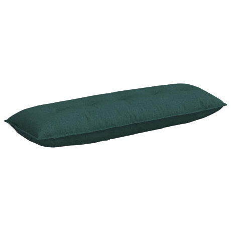 vidaXL Rugkussen Donkergroen 140 x 19 x 50 cm Stof afbeelding2 - 1