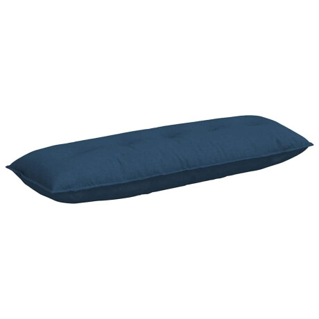 vidaXL Rugkussen Blauw 140 x 19 x 50 cm Stof afbeelding2 - 1