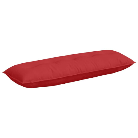 vidaXL Rugkussen Rood 140 x 19 x 50 cm Stof afbeelding2 - 1