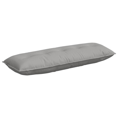 vidaXL Rugkussen Wolkengrijs 140 x 19 x 50 cm Stof afbeelding2 - 1
