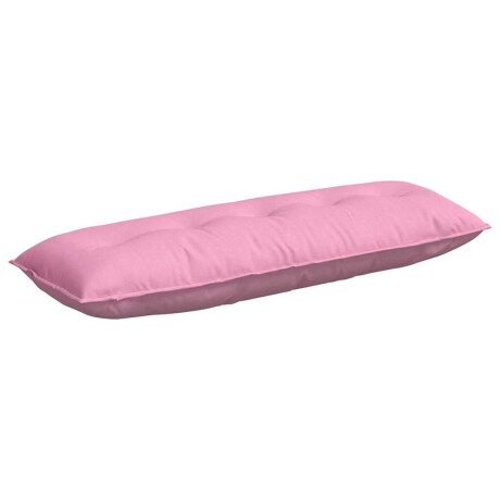 vidaXL Rugkussen Roze 140 x 19 x 50 cm Stof afbeelding2 - 1