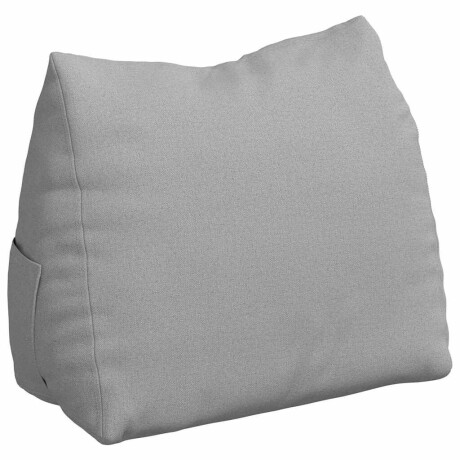 vidaXL Rugkussen Wolkengrijs 45 x 20 x 35 cm Stof afbeelding2 - 1