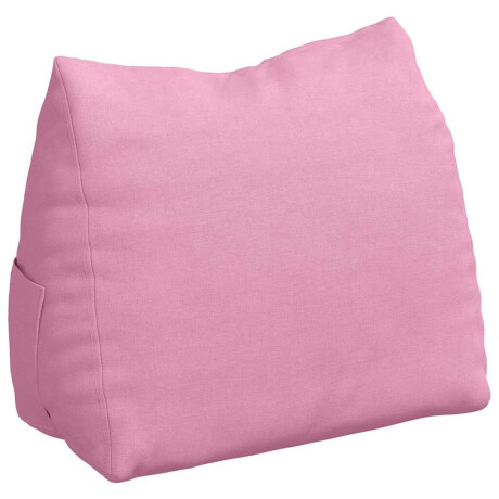 vidaXL Rugkussen Roze 45 x 20 x 35 cm Stof afbeelding2 - 1