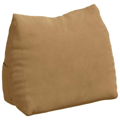 vidaXL Rugkussen Bruin 45 x 20 x 35 cm Cordstof afbeelding2 - 1
