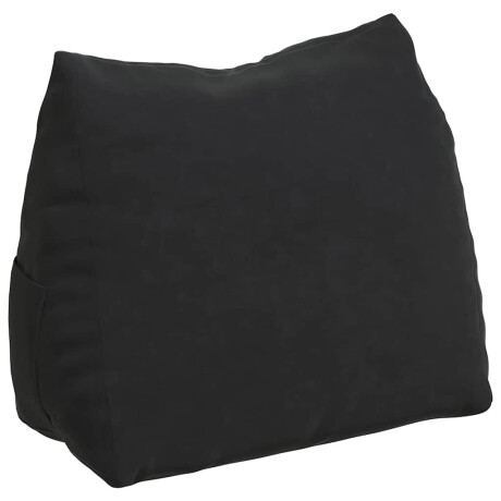 vidaXL Rugkussen Zwart 60 x 20 x 50 cm Cordstof afbeelding2 - 1